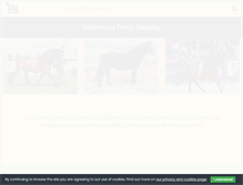 Tablet Screenshot of dartmoorponysociety.com